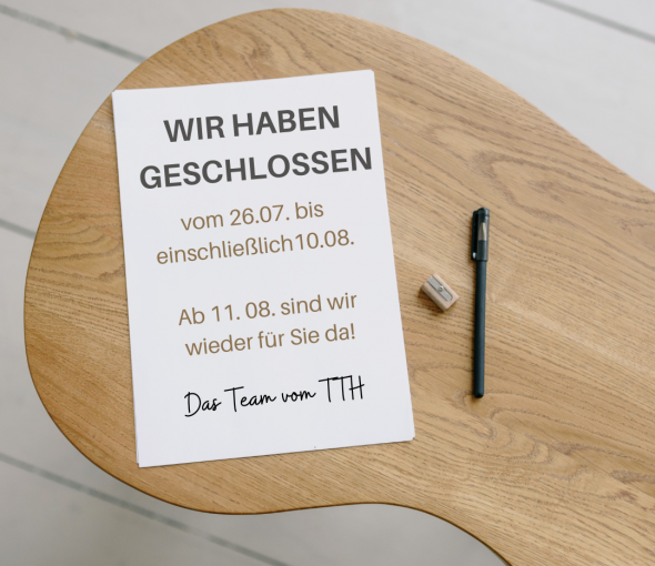 Betriebsferien - TaunusTagungshotel