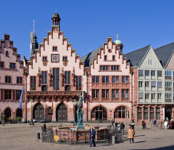 Frankfurt am Main Römerberg von Südosten